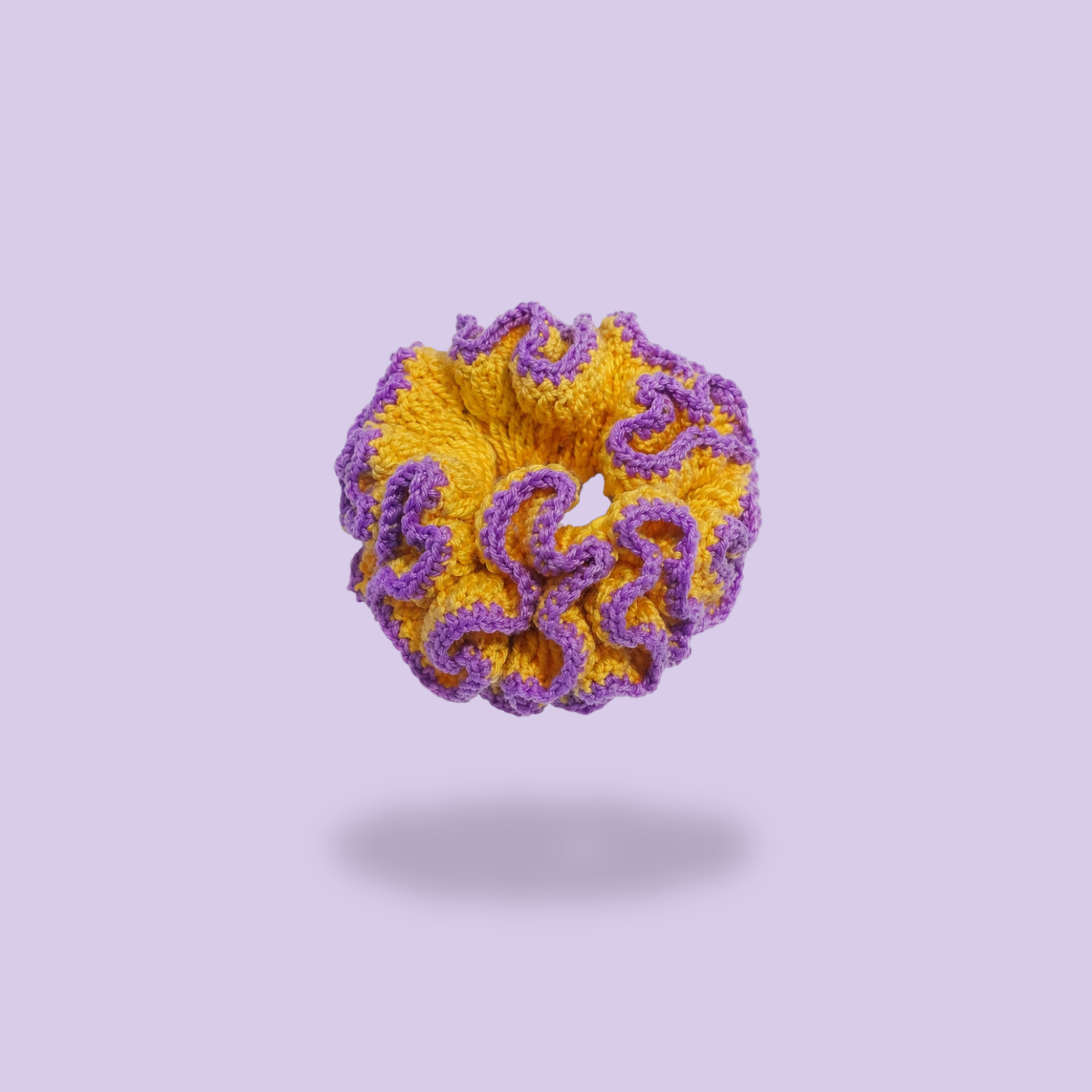 Chouchou Crochet "Solia" Fluffy