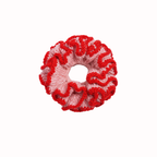 Chouchou Crochet "Rosalya" Fluffy