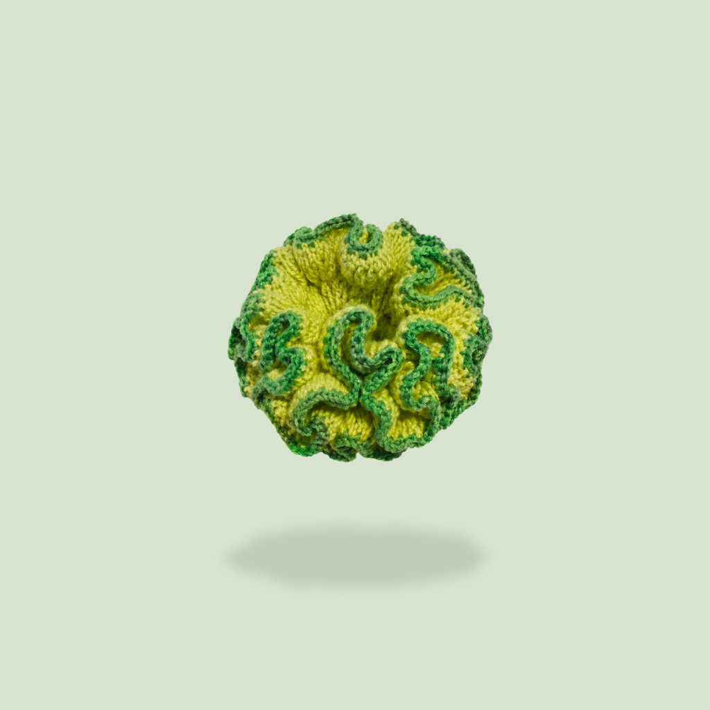 Chouchou Crochet "Matcha"