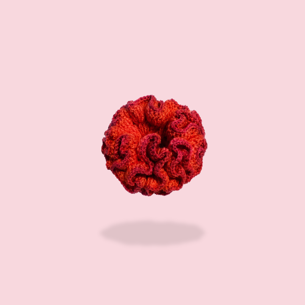 Chouchou Crochet "Ruby"