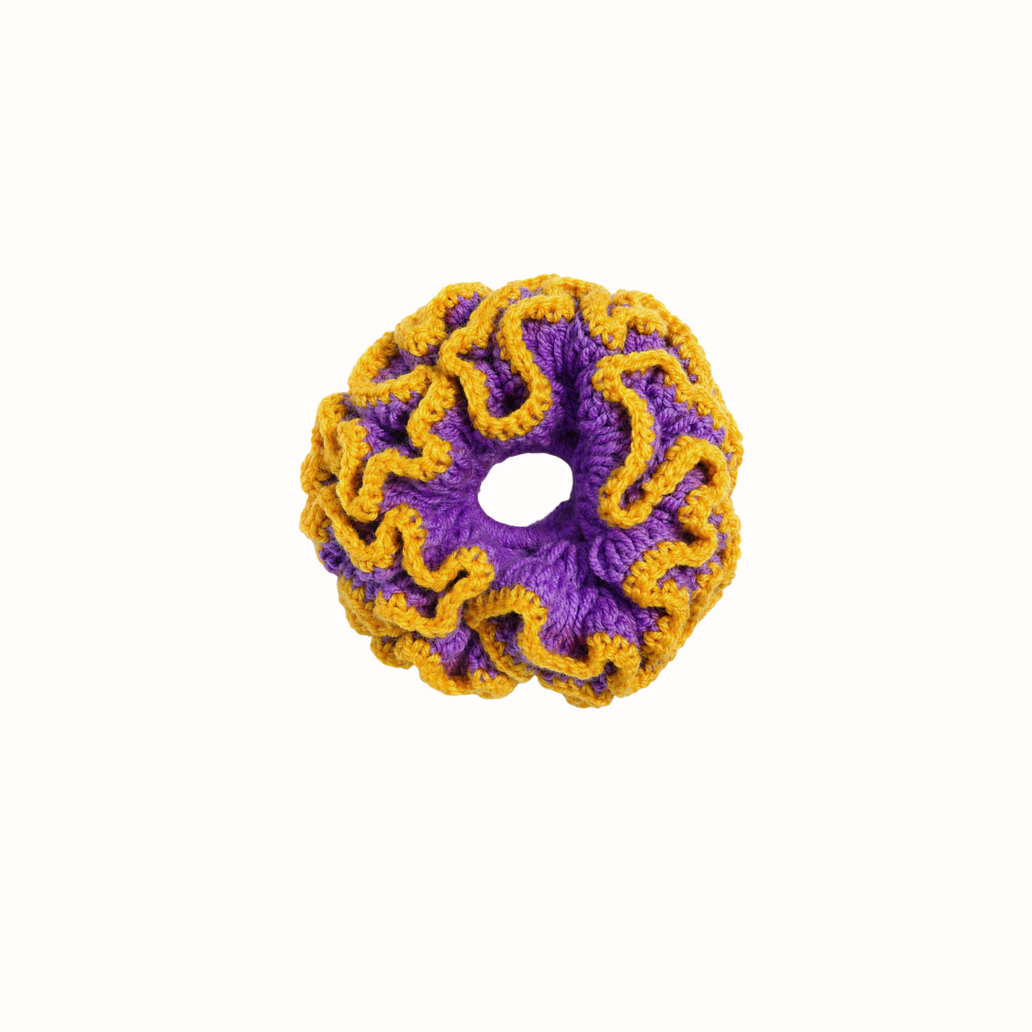 Chouchou Crochet "Viora" Très fluffy