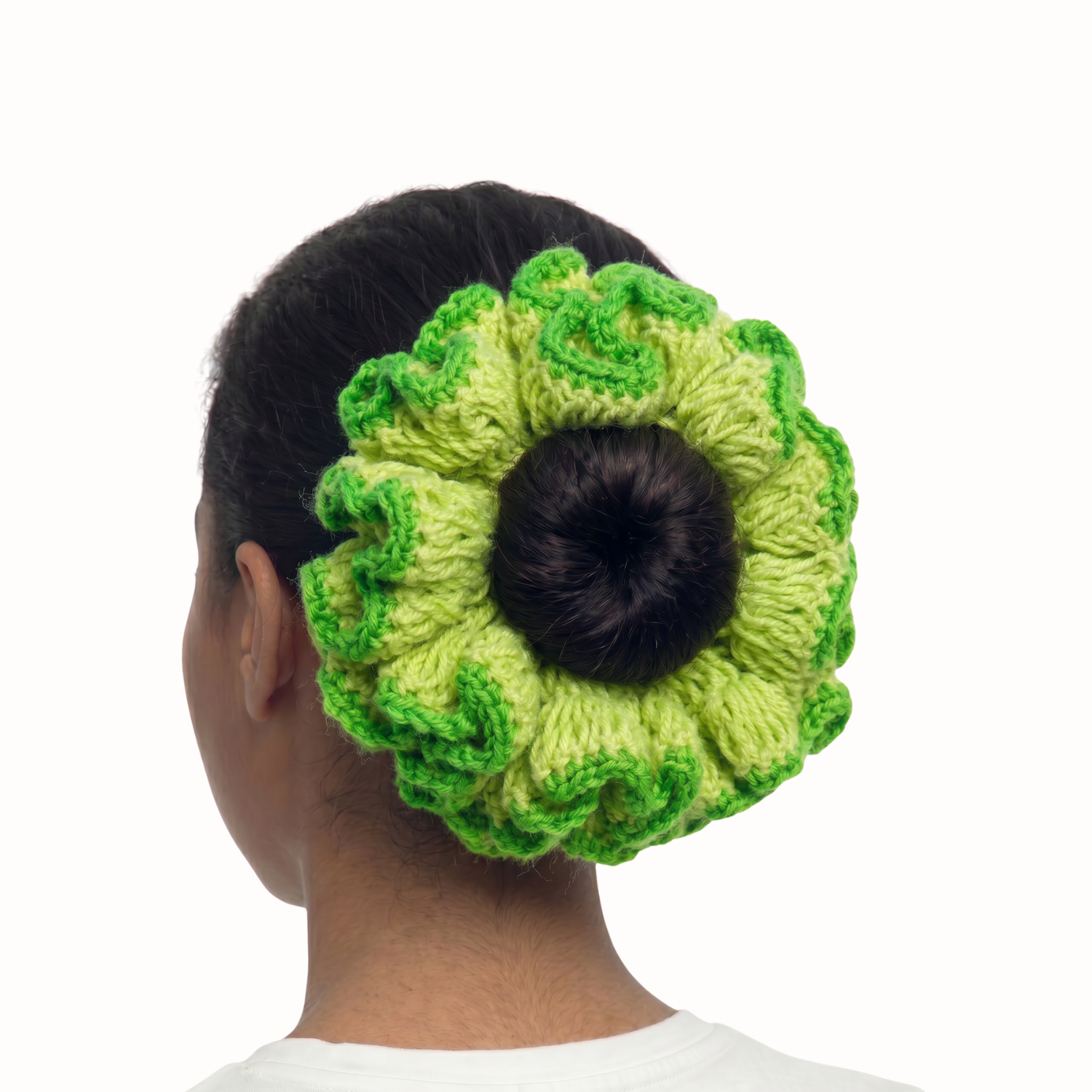 Chouchou Crochet "Matcha"